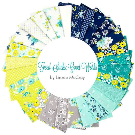 Feed Sacks: Good Wishes fabric collection by Linzee McCray for Moda