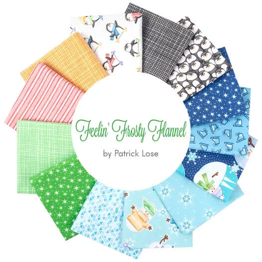 Feeling Frosty Flannel fabric collection by Patrick Lose for Northcott