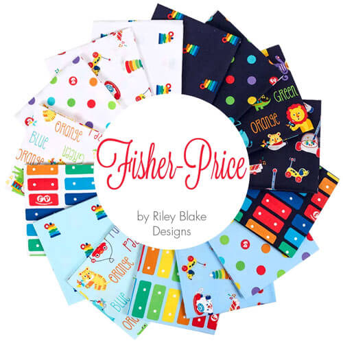 Fisher-Price fabric collection by Riley Blake