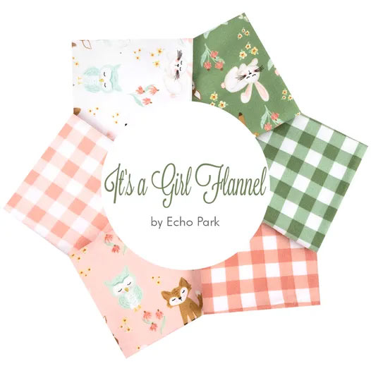 It's a Girl fabric collection by Echo Park for Riley Blake