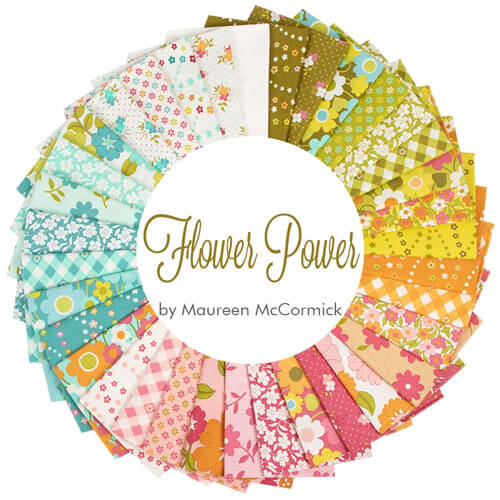 Flower Power fabric collection by Maureen McCormick for Moda