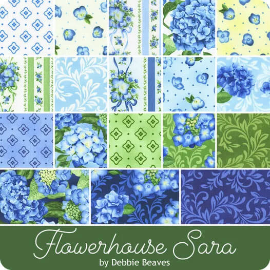 Flowerhouse Sara fabric collection by Debbie Beaves for Robert Kaufman