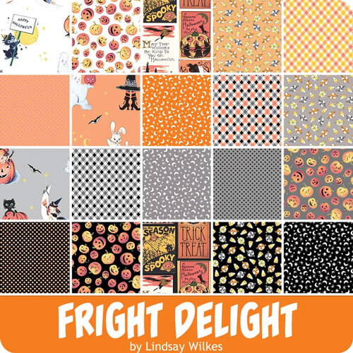 Fright Delight fabric collection by Lindsay Wilkes for Riley Blake
