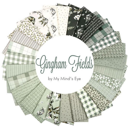 Gingham Fields fabric collection by My Mind's Eye for Riley Blake