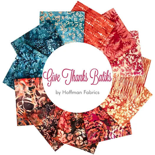 Give Thanks Batiks fabric collection by Hoffman Fabrics