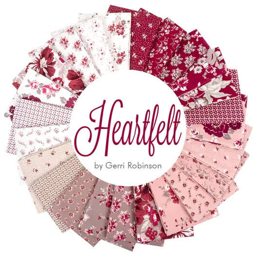 Heartfelt fabric collection by Gerri Robinson for Riley Blake