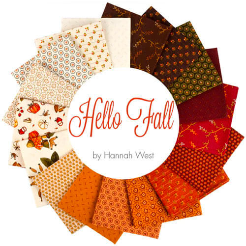 Hello Fall fabric line by Hannah West for Henry Glass