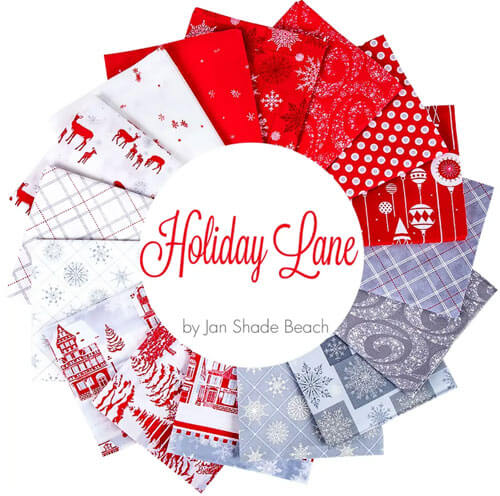Holiday Lane by Jan Beach Shade for Henry Glass Fabrics
