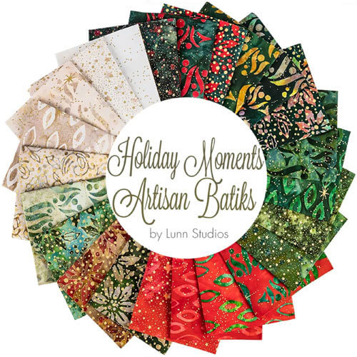 Holiday Moments Artisan Batiks fabric line by Lunn Studios for Robert Kaufman Fabrics