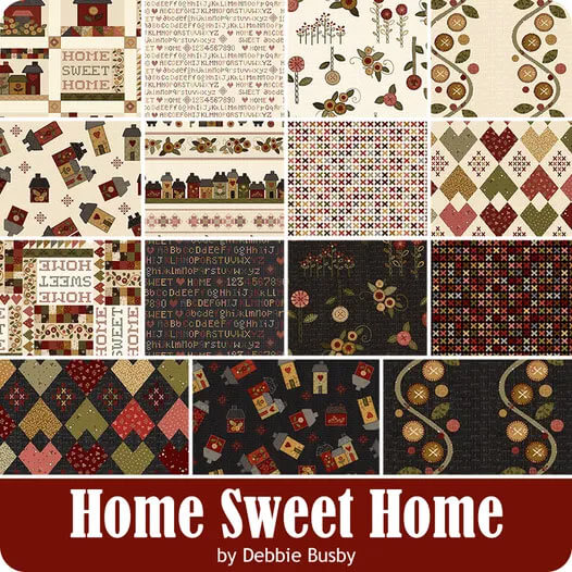 Home Sweet Home fabric collection by Debbie Busby for Henry Glass