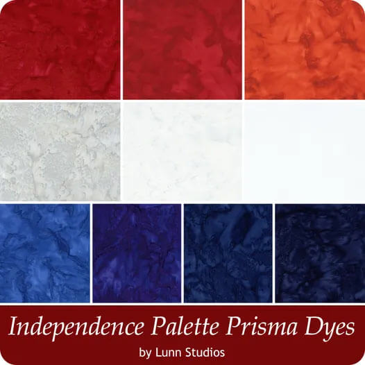 Independence Palette Prisma Dyes fabric collection by Lunn Studios for Robert Kaufman