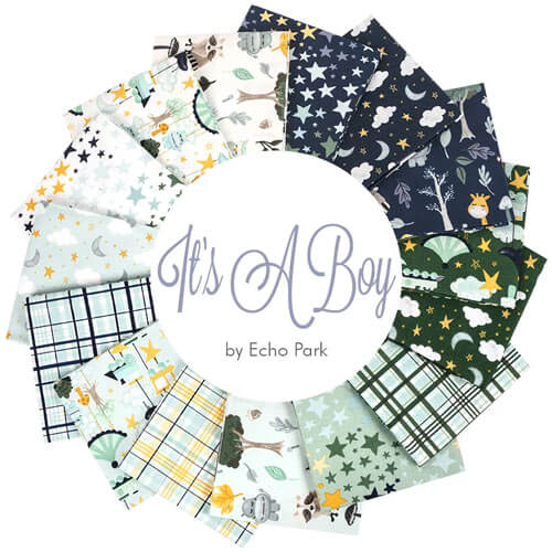 It's a Boy fabric collection by Echo Park for Riley Blake