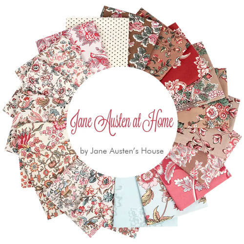 Jane Austen at Home fabric collection by Jane Austen's House for Riley Blake