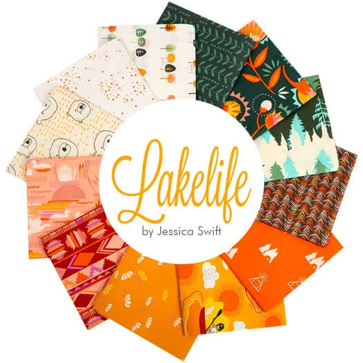 Lakelife fabric collection by Jessica Swift for Art Gallery Fabrics