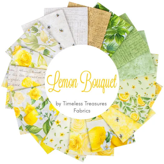 Lemon Bouquet byTimeless Treasures