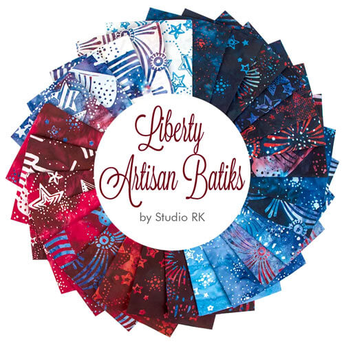 Liberty Artisan Batiks fabric collection by Studio RK for Robert Kaufman