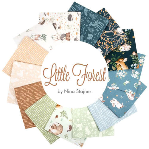 Little Forest fabric collection by Nina Stajner for Dear Stella