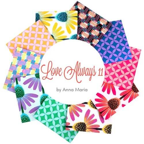 Love Always II fabric collection by Anna Maria for Free Spirit