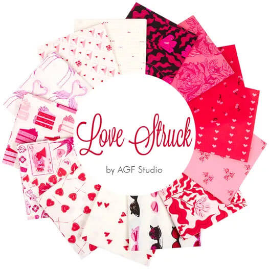 Love Struck fabric collection by AGF Studio for Art Gallery Fabrics