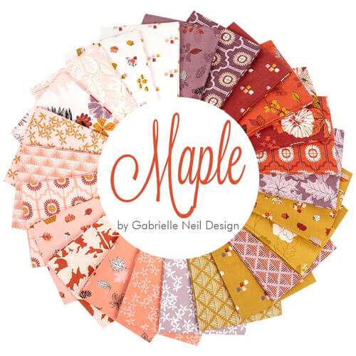 Maple fabric collection by Gabrielle Neil Design for Riley Blake