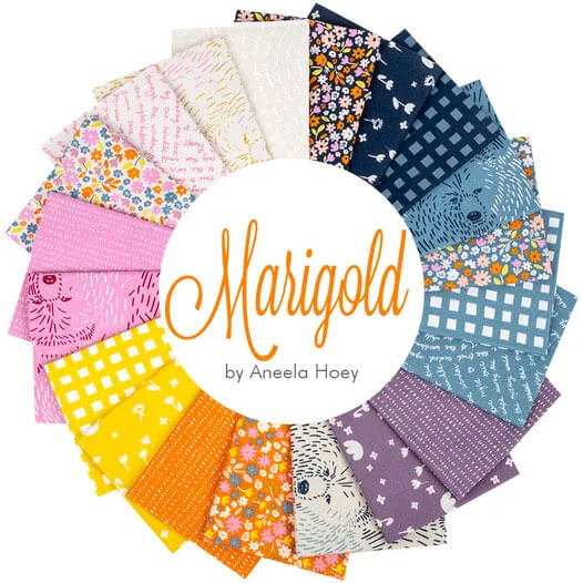 Marigold fabric collection by Aneela Hoey for Moda