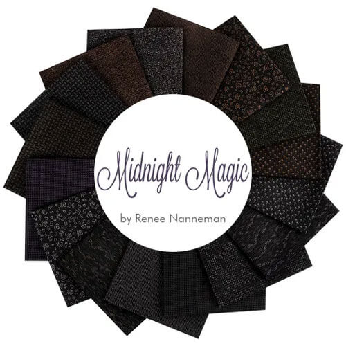 Midnight Magic fabric collection by Renee Nanneman for Andover