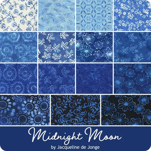 Midnight Moon Batiks by Jacqueline de Jonge for Anthology
