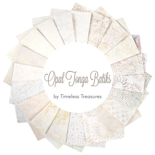 Opal Tonga Batiks fabric collection by Timeless Treasures