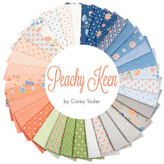 Peachy Keen fabric collection by Corey Yoder for Coriander Quilts for Moda
