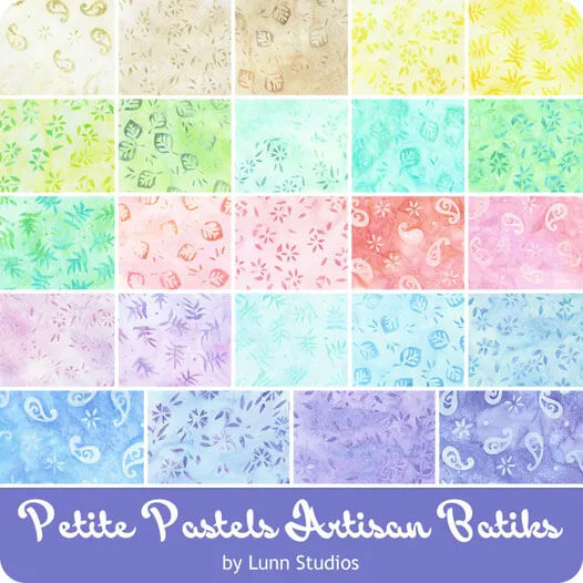 Petite Pastels fabric collection by Lunn Studios for Robert Kaufman