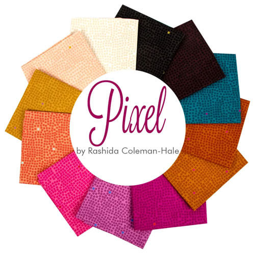 Pixel fabric collection by Rashida Coleman-Hale for Ruby Star Society
