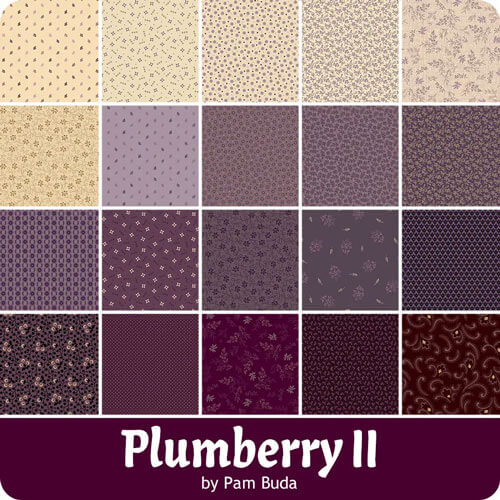Plumberry II fabric collection by Pam Buda for Marcus Fabrics