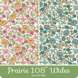 Prairie 108" Wide Yardage fabric collection by Lori Holt for Riley Blake, shipping soon