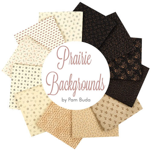 Prairie Backgrounds fabric collection by Pam Buda for Marcus Fabrics