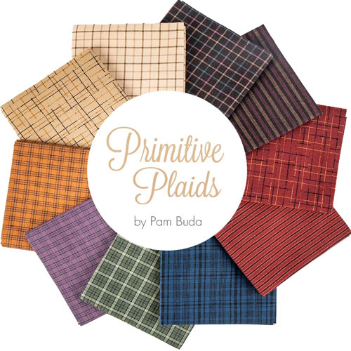 Primitive Plaids by Pam Buda for Marcus Brothers Fabrics