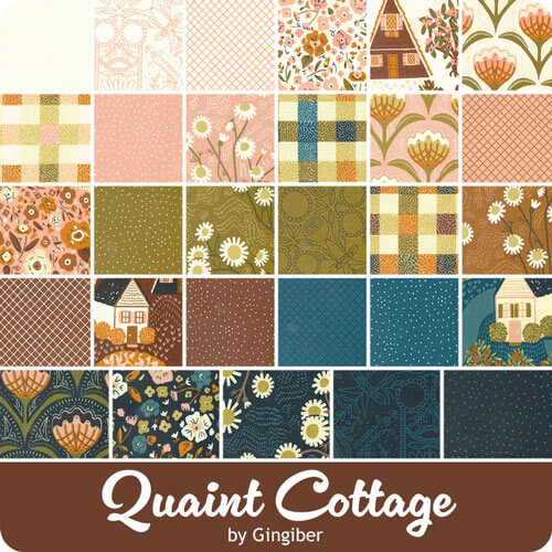 Quaint Cottage fabric collection by Gingiber for Moda