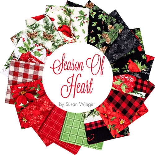 Season of Heart by Susan Winglet for Wilmington Prints