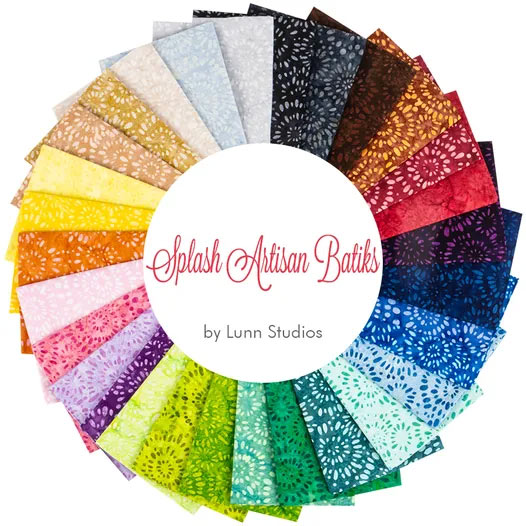 Splash Artisan Batiks fabric collection by Lunn Studios for Robert Kaufman