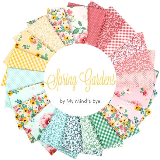 Spring Gardens fabric collection by My Mind's Eye for Riley Blake