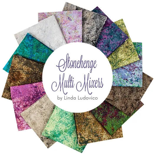 Stonehenge Multi Mixers fabric collection by Linda Ludovico for Northcott