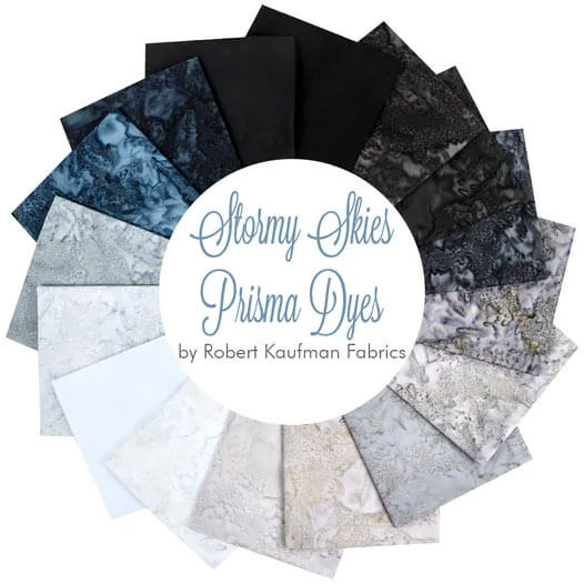 Stormy Skies Prisma Dyes fabric collection by Robert Kaufman
