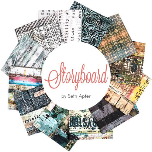 Storyboard fabric collection by Seth Apter for Free Spirit