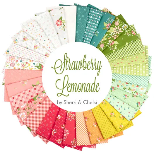 Strawberry Lemonade fabric collection by Sherri & Chelsi for Moda