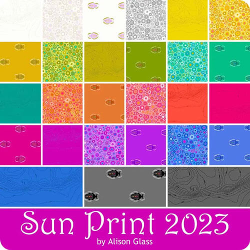 Sun Print 2023 fabric collection by Alison Glass for Andover