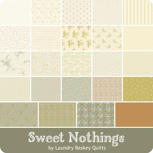 Sweet Nothings fabric collection by Laundry Basket Quilts for Andover