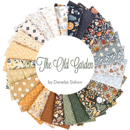 The Old Garden fabric collection by Danelys Sidron for Riley Blake The Old Garden fabric collection by Danelys Sidron for Riley Blake
