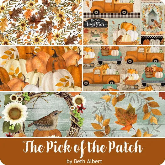 The Pick of the Patch fabric collection by Beth Albert for 3 Wishes Fabric