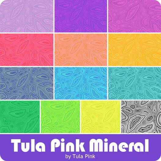 True Colors Mineral fabric collection by Tula Pink for Free Spirit