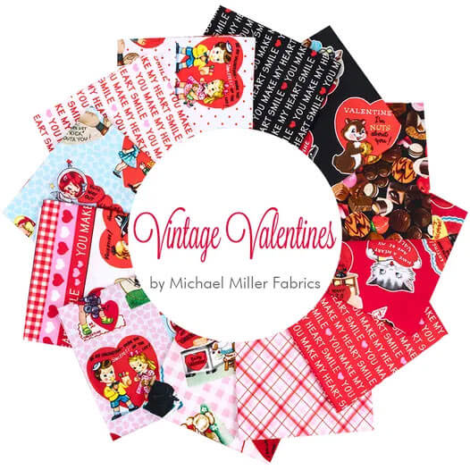 Vintage Valentines by Michael Miller