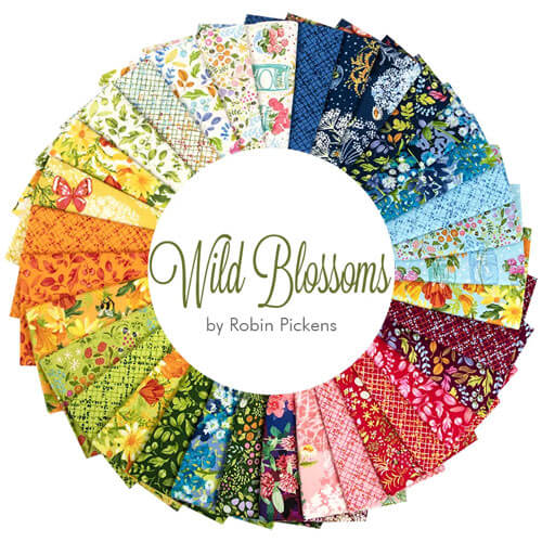 Wild Blossoms fabric collection by Robin Pickens for Moda